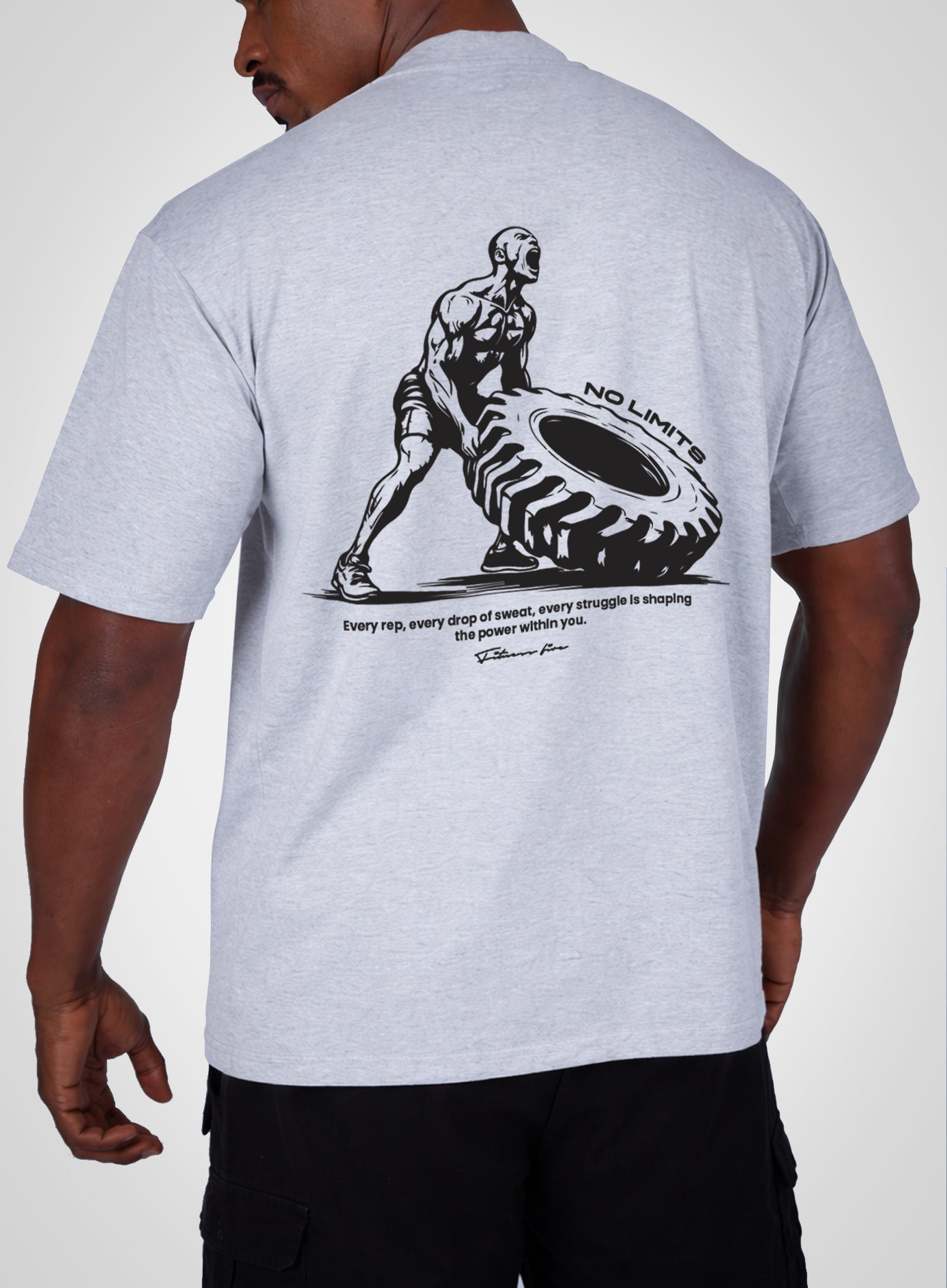 NO LIMITS – T-shirt Oversize (Livraison Gratuite)