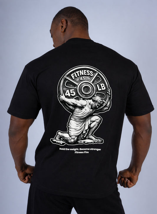 HOLD THE WEIGHT – T-shirt Oversize (Livraison Gratuite)