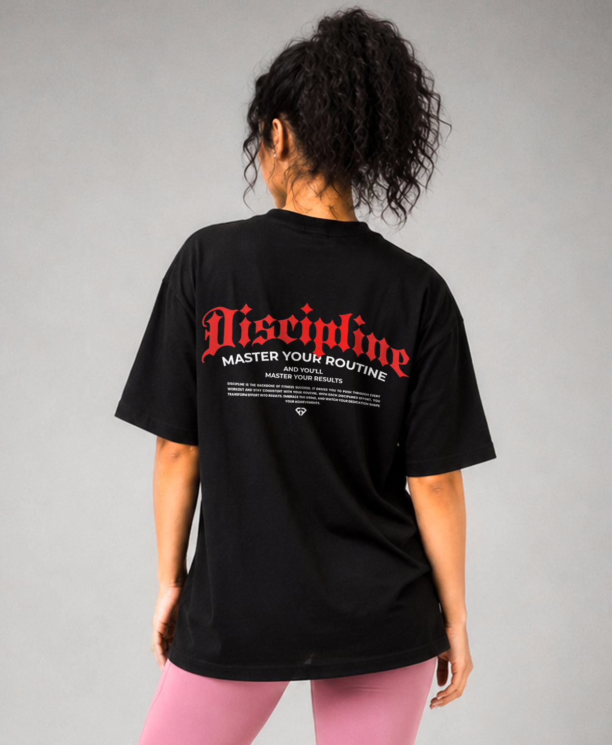 T-shirt Oversized DISCIPLINE – Performance & Style